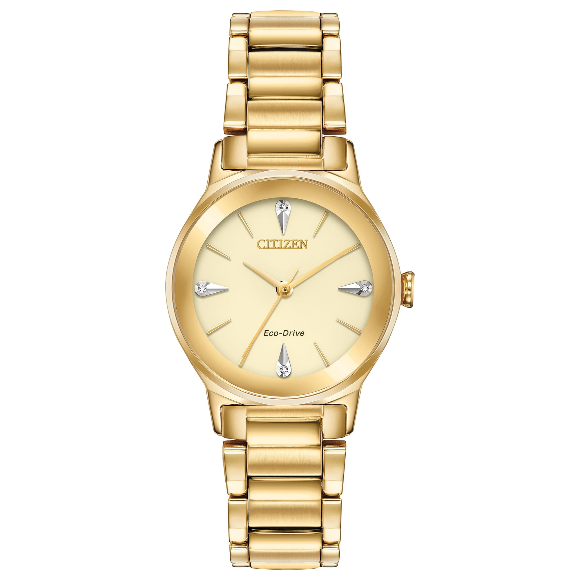 Citizen eco drive women's gold sale