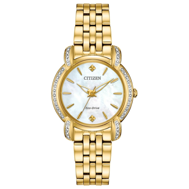 ★レア逆輸入★Citizen Women's Eco-Drive Ladies Watch Citizen Women's Eco-Drive Classic Gold-Tone Watch EM0692-54D