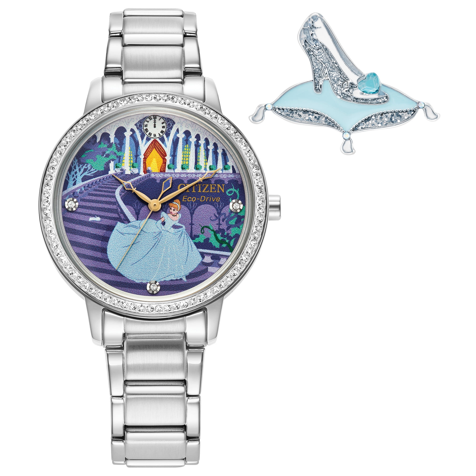 Citizen Women's Eco-Drive Disney Cinderella Box Set Watch - FE7041