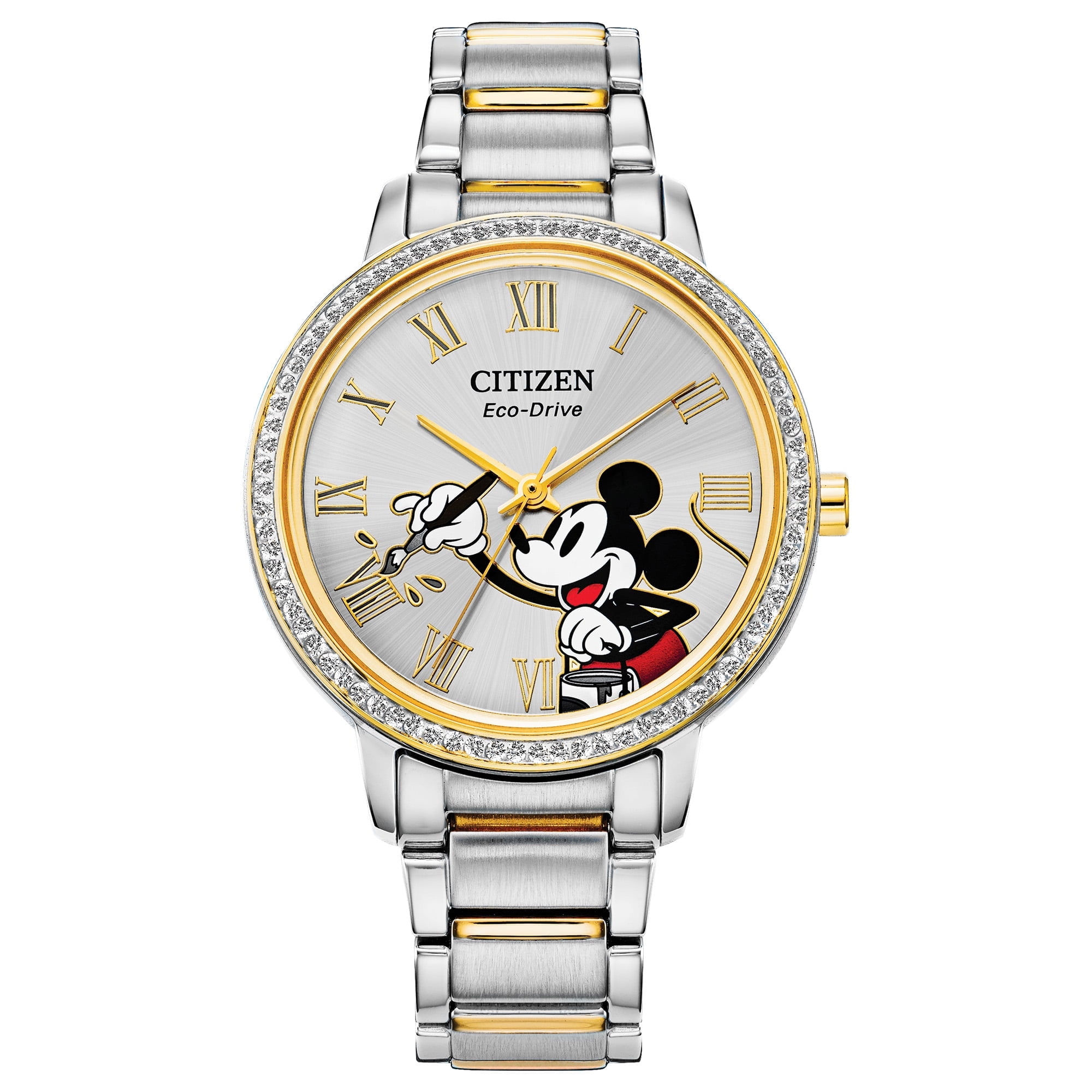 Citizen Eco-Drive Watch, Women's Mickey Mouse & Disney Crystal 78