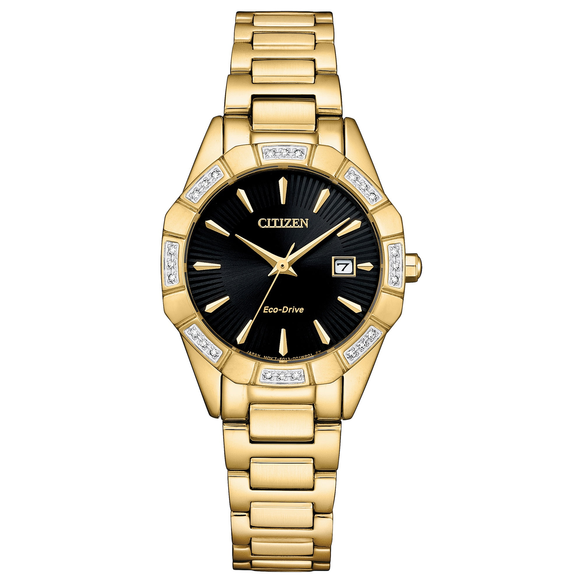 Citizen Women's Eco-Drive Gold-Tone Diamond Watch - EW2652-55E