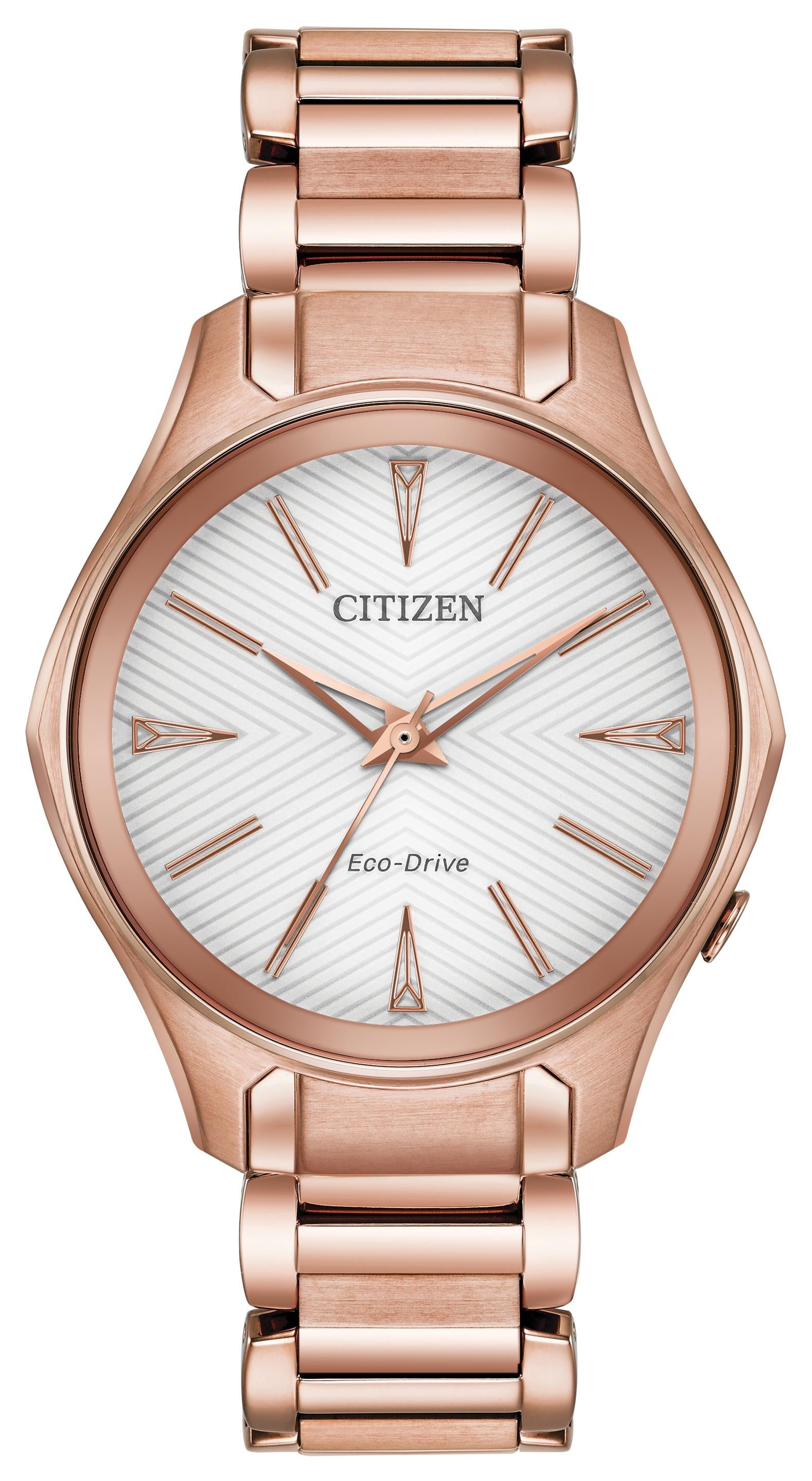 Citizen eco drive women's watch rose gold online