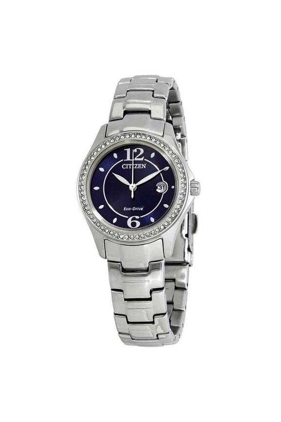 Women's Eco-Drive Stainless Steel Crystal Watch FE1140-86L