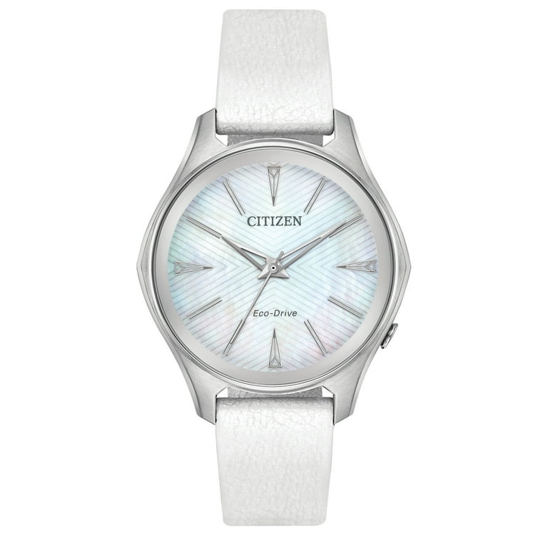 Citizen women's eco drive watch mother of clearance pearl