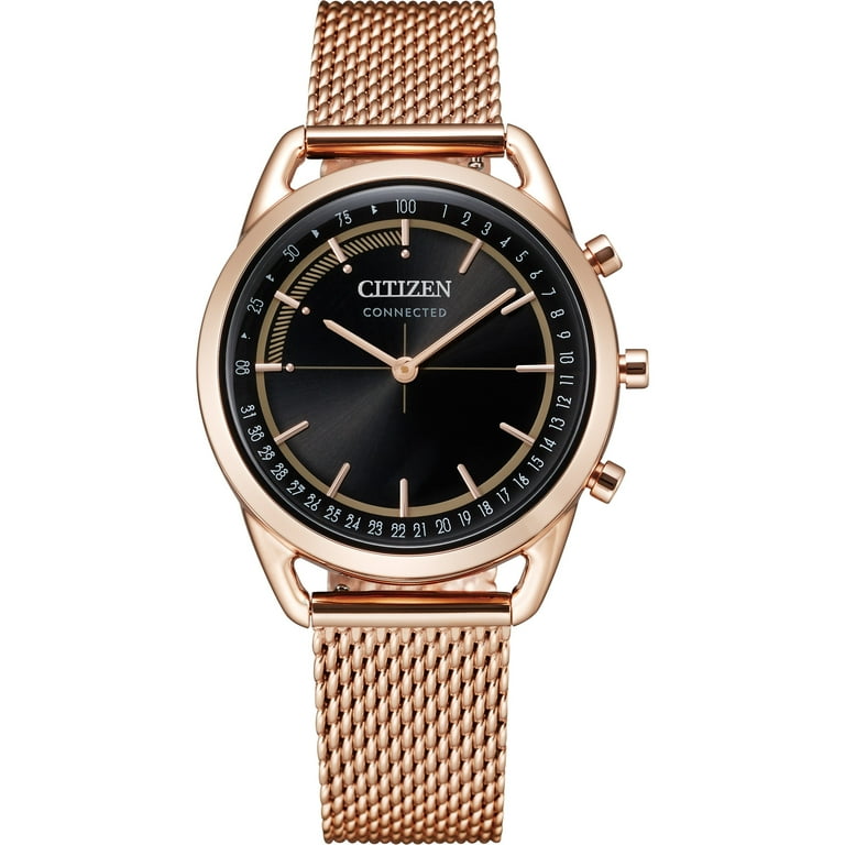 Citizen Women's Pink Gold-Tone Connected Watch HX0003-51E