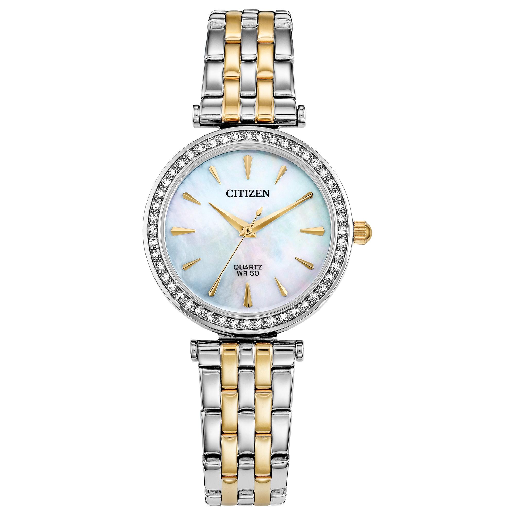 Citizen Women\'s Watch ER0216-67D Quartz White Mother of Pearl Dial Two T… Citizen Women main image 2