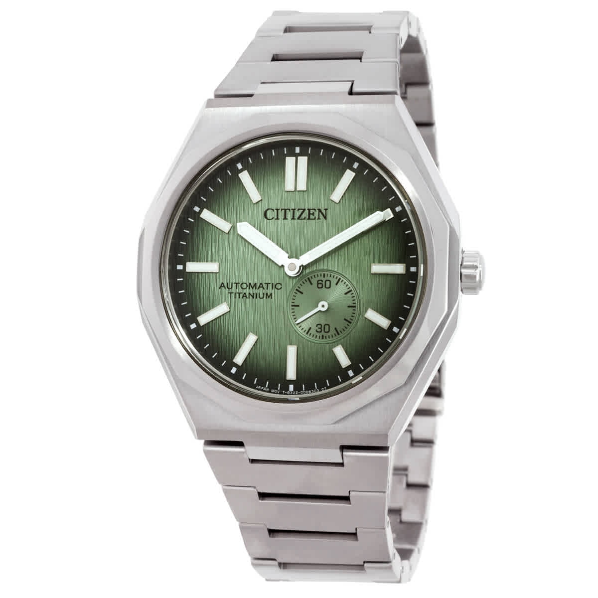 Citizen Zenshin 60 Automatic Green Dial Men's Watch NK5020-58X