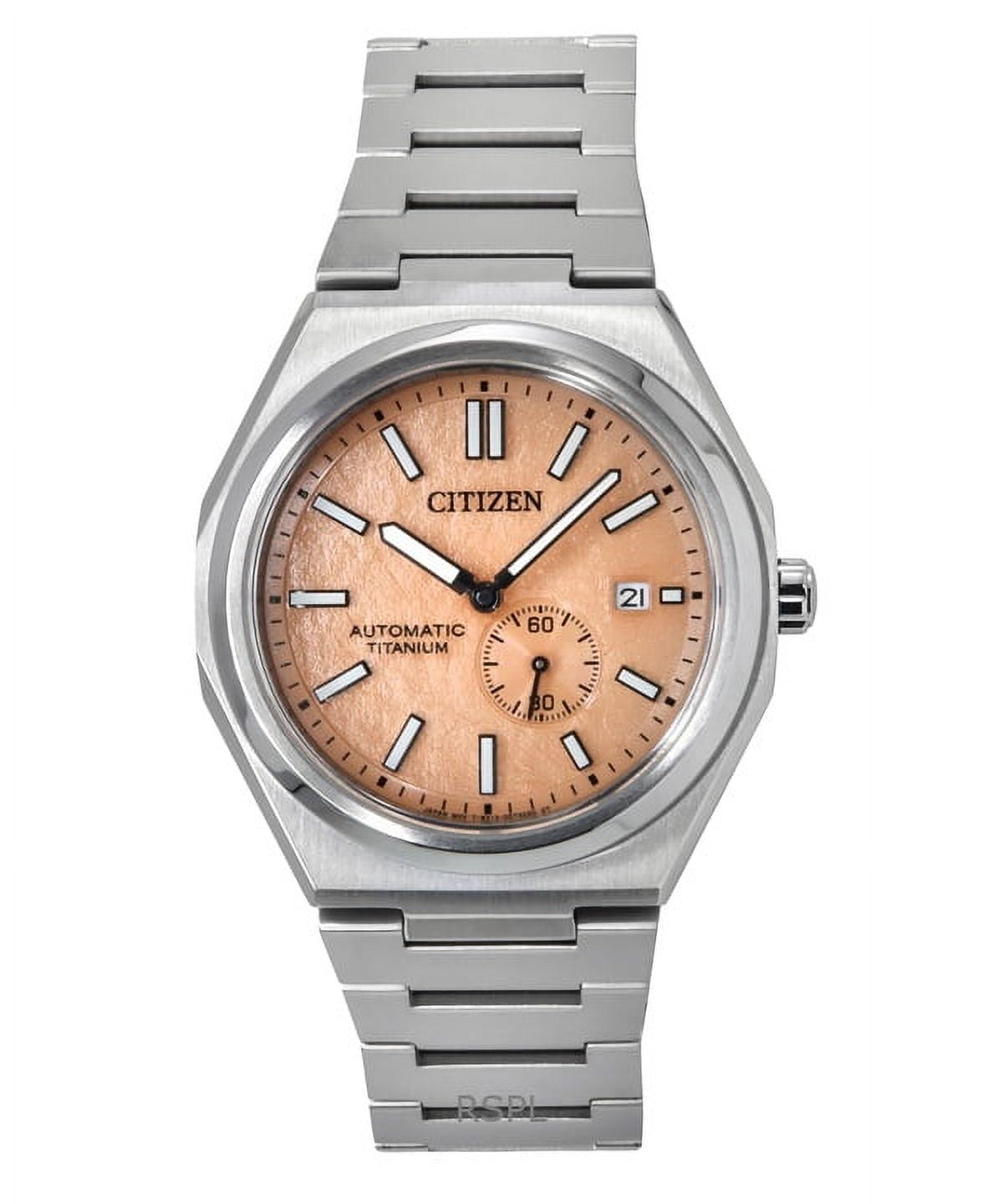 Citizen Zenshin Super Titanium Orange Dial Automatic NJ0180-80Z