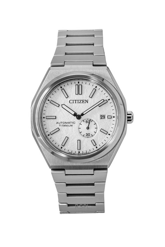 Zenshin Automatic White Dial Men's Watch NJ0180-80A