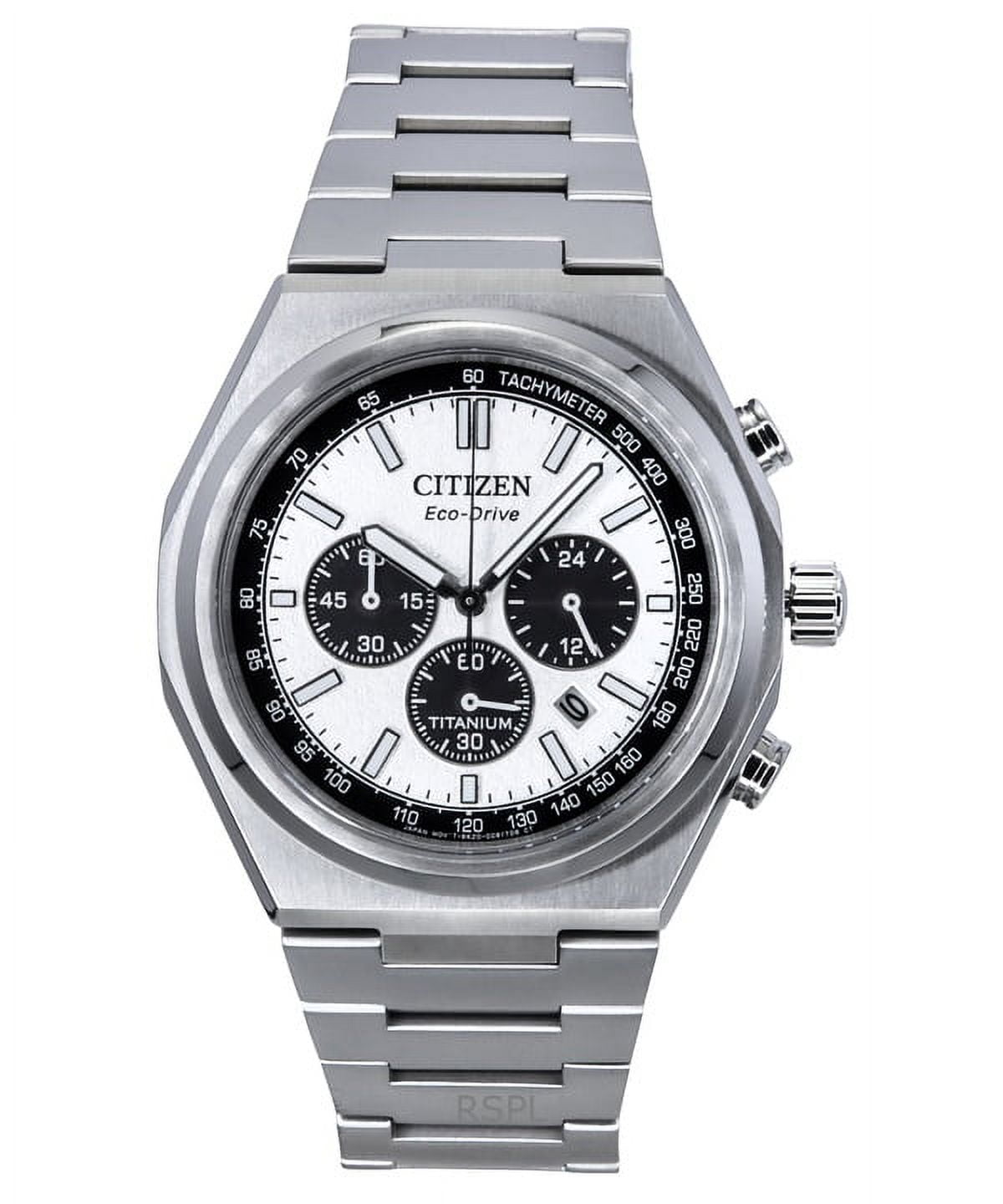 Reloj de hombre Zenshin Chrono Cronógrafo con esfera plateada CA4610-85A