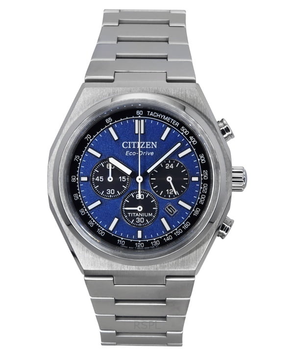 Citizen Zenshin Chronograph Blue Dial Men's Watch CA4610-85L