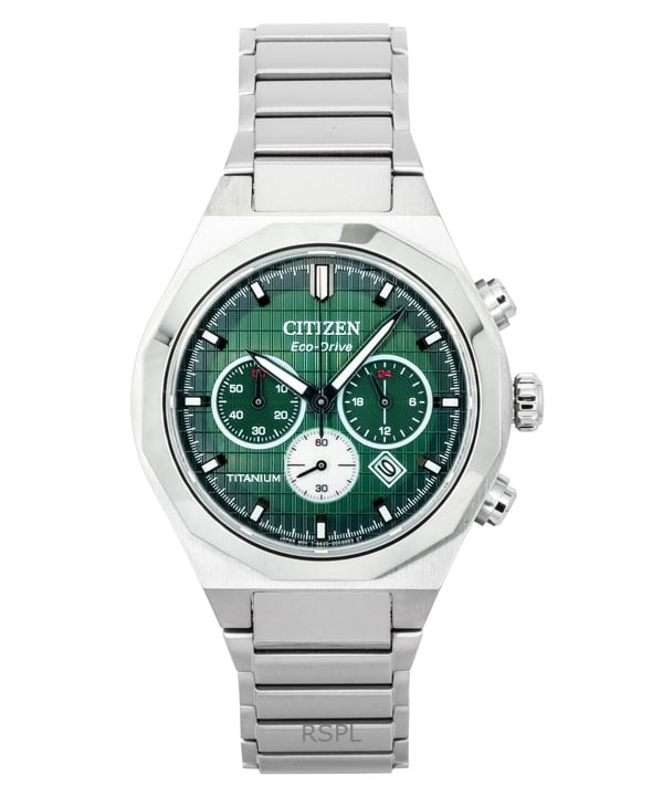 エミネンザ カンパ10S DEDACCIAI SC61.10A TOP530mm Citizen Zenshin Senkei Chronograph Green Dial Men's Watch CA4691