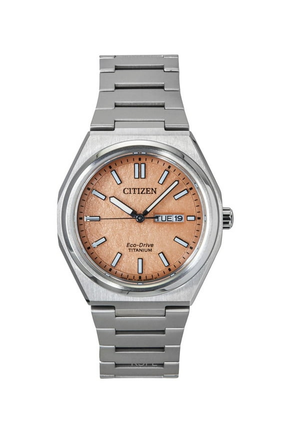 Zenshin Three-hand Orange Dial Men's Watch AW0130-85Z