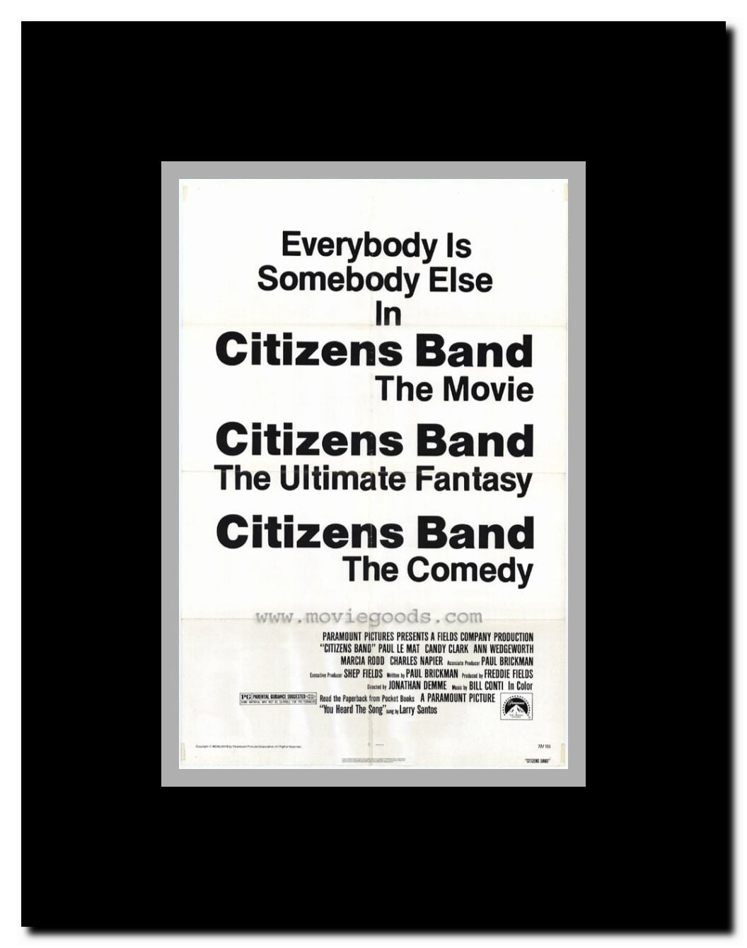 Citizens Band Framed Movie Poster