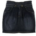 thumbnail image 1 of Citizens Of Humanity Womens Pleated Denim Skirt, Blue, 31, 1 of 2