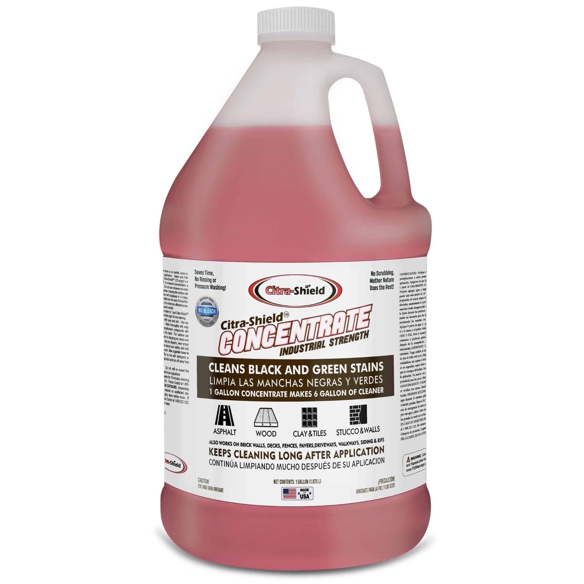 Citra Shield Outdoor Cleaner | Multi-Purpose Cleaning Agent with Natural Scent,1 Gallon (1.875 L)