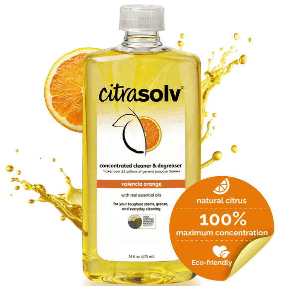 Citra Solv Concentrated Cleaner & Degreaser  Natural, Powerful, and Eco Friendly 16oz, 1 unit