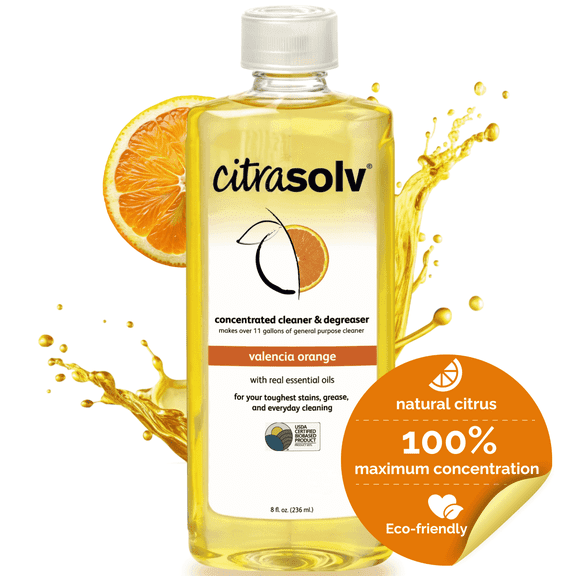 Citra Solv Indoor Concentrate & Commercial Degreaser, Valencia Orange, 8 fl oz