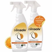 Citra Solv All-Purpose Cleaning Spray, Citrus Degreaser, Valencia Orange, 22 oz, 2 Count