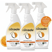 Citra Solv Multi-Purpose Kitchen Degreaser Spray, Citrus Extract, USDA Biobased, 22 fl oz, 3 Count