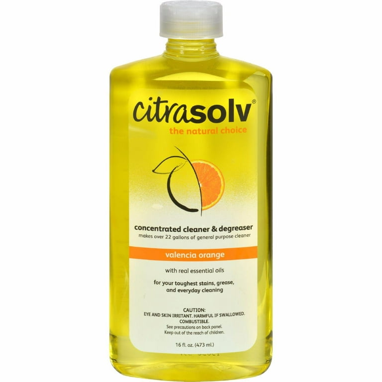 CitraSolv Natural Cleaner & Degreaser Concentrate Valencia Orange 16 oz 2  Pack
