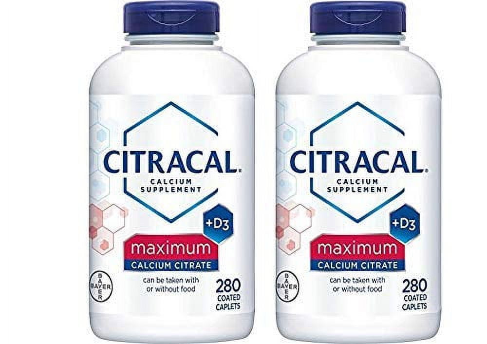 Citracal Maximum Calcium Citrate Supplement with Vitamin D3, 2