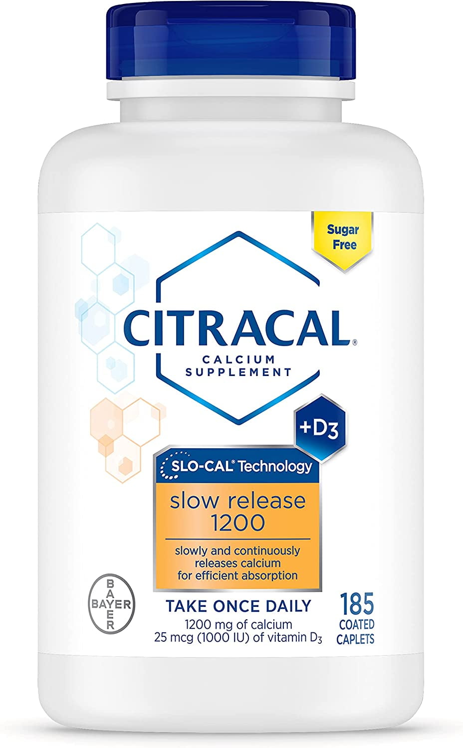 Citracal Slow Release 1200mg Tablets, Calcium Citrate & Carbonate Blend
