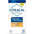 Citracal Slow Release 1200 Calcium With Vitamin D3, Caplets, 80 Count