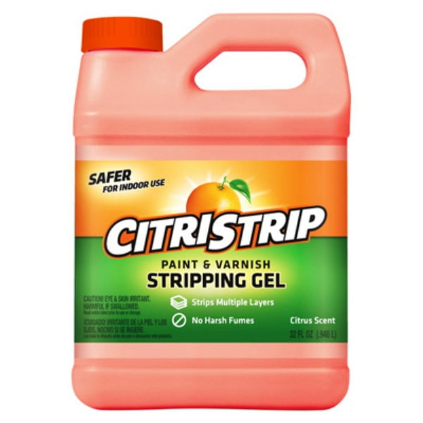 CitriStrip QCSG801 Paint & Varnish Stripping Gel, 1 Qt, Each