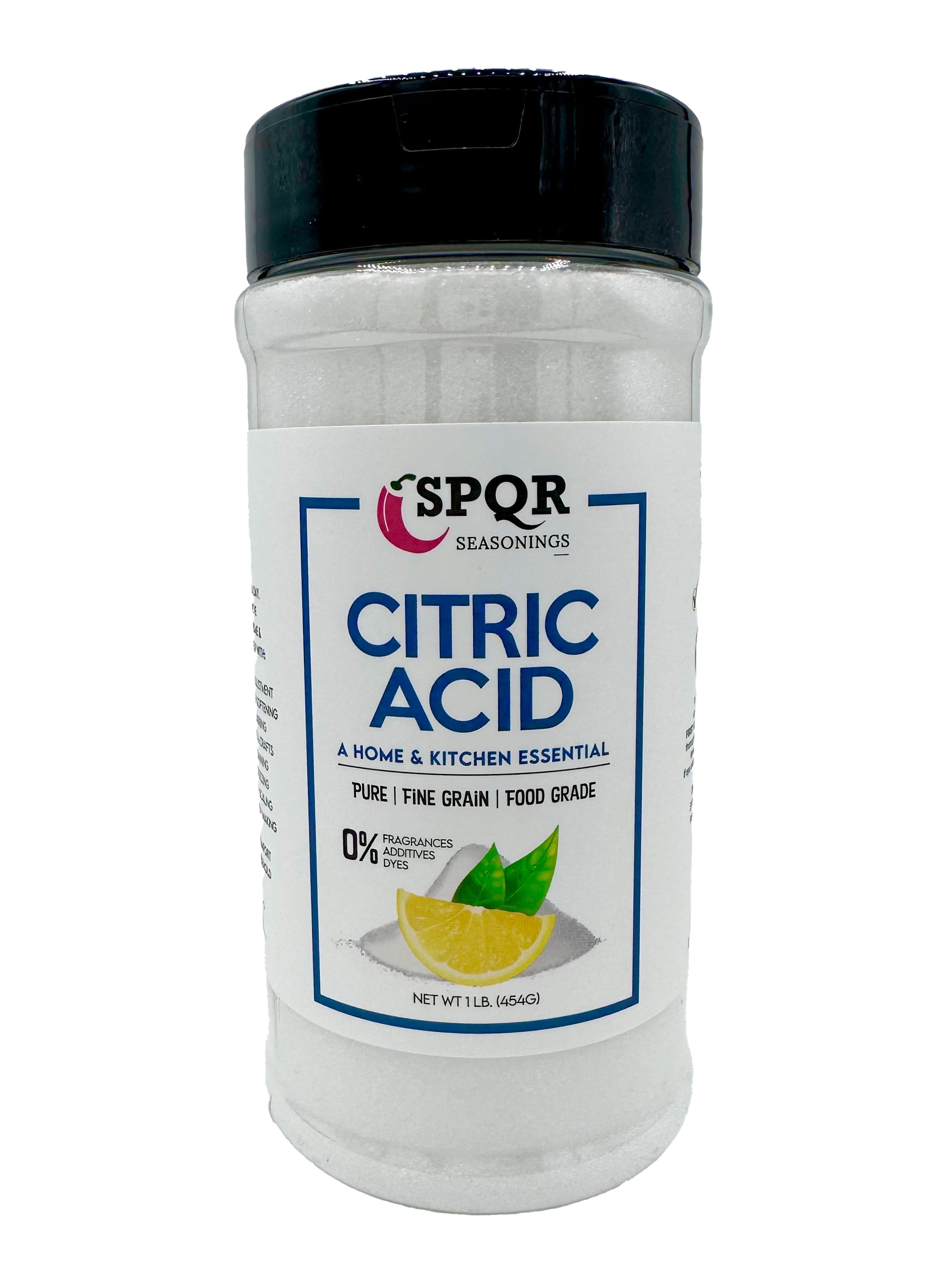 Citric Acid 1 Pound Jar - 100% Pure Food Grade Citric Acid The 