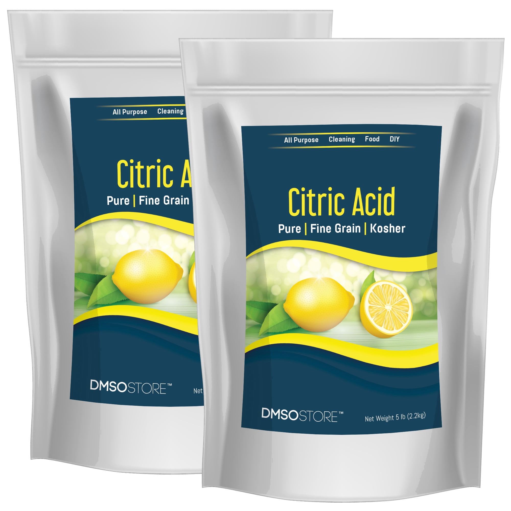 Citric Acid 10 lbs. Pure USP Food Grade- Fine Grain Powder, Kosher, Non ...