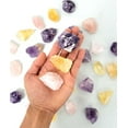 thumbnail image 1 of Citrine Amethyst Rose Quartz Crystals Set Natural Rough Stones Healing Crystals, 1 of 4