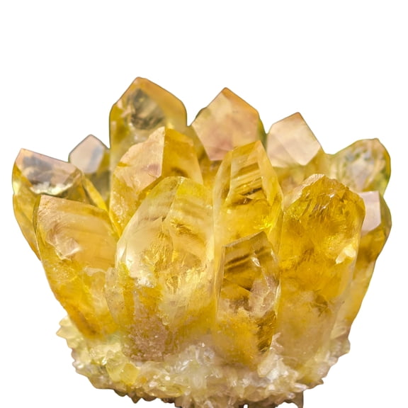 Citrine Crystal Cluster Natural Raw Yellow Quartz Abundance Success Healing Stone Meditation Spirituality Gift Specimen Office Decor