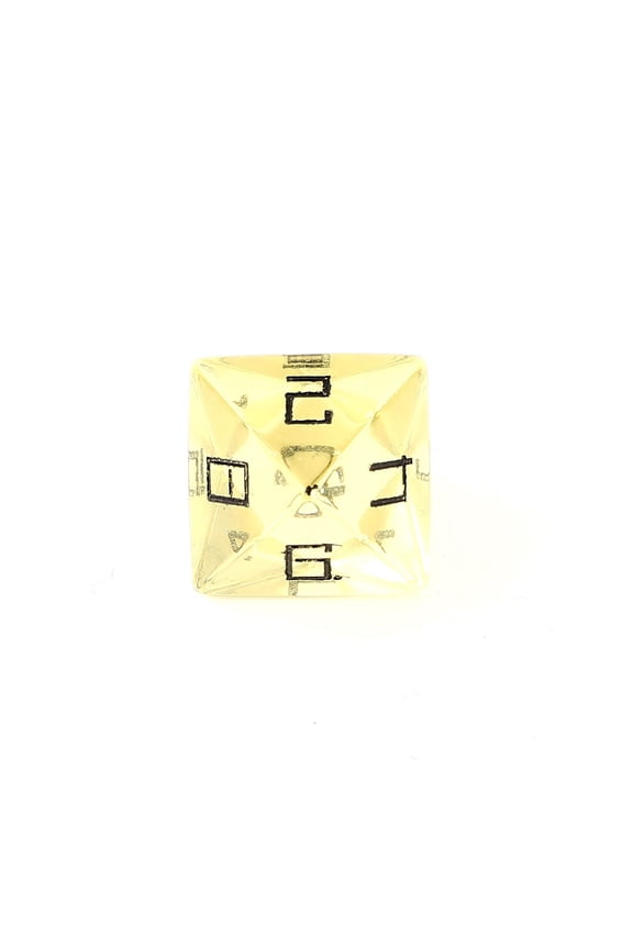 Citrine Crystal Dice Hand-Carved Gemstone Dice D4 D6 D8 D10 D12 D20 Percentile or 7PCS Polyhedral Set for DnD & RPG Games