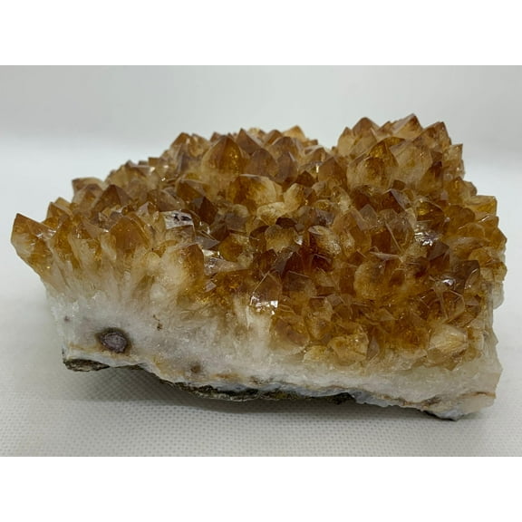 Citrine Custers, Brazilian Citrine Crystal, Honey Citrine Quartz Cluster, Money Stone, Success Stone (0.25-0.5 lb)