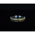 thumbnail image 1 of Citrine Full eternity band Ring Wedding Engagement Matching Band Ring Bridal Ring Gift For Her Women, 1 of 5