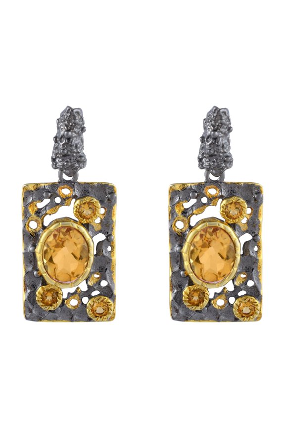 Citrine Gemstone Earring