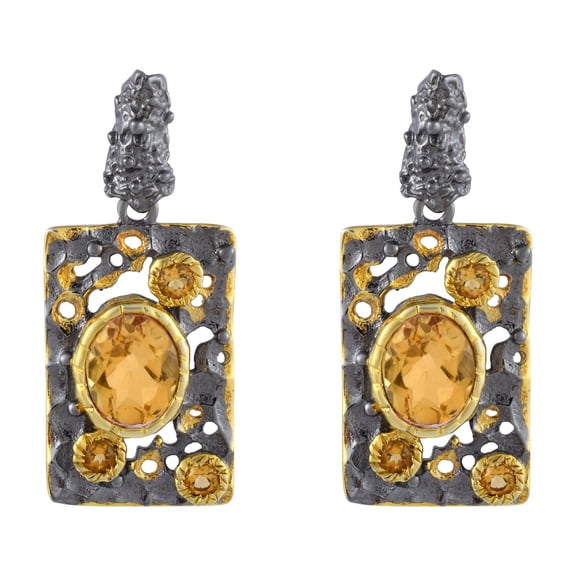 Citrine Gemstone Earring