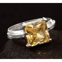 Citrine Gemstone Ring Citrine Mens Ring Statement Ring, 925 Sterling Silver, Signet Ring November Birthstone Ring, Gift For Him her.