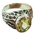 thumbnail image 1 of Citrine Gemstone Ring, Solitaire Promise Ring, Gifts For&nbsp;Dad, Birthday&nbsp;Gifts For Men, Fathers Day Gifts, Mothers Day&nbsp;Gifts, Valentines Day Gifts For Him, Silver Oxidized Ring, 1 of 3