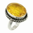 thumbnail image 1 of Citrine Gemstone Ring for Women 925 Sterling Silver Handmade Jewelry Women’s Fashion Ring November Birthstone Ring Size US 6, 1 of 7