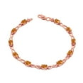 thumbnail image 1 of Citrine Infinity Bracelet In Rose Gold, 1 of 1