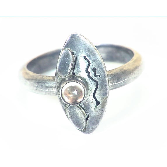 Citrine Natural Genuine Gemstone Sterling silver Ring RSS,675