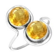 thumbnail image 1 of Citrine Quartz Ring 925 Sterling Silver Handmade Jewelry, 1 of 5