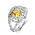 thumbnail image 1 of Citrine Ring for Women with Crystal Accent Stones, 1 of 2