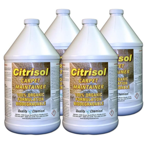 Citrisol Commercial Carpet Maintainer, Pre-spray or Spotter - 4 gallon case