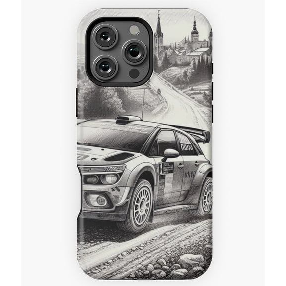 Citroen C4 WRC Rally Car Art M1584 Phone Case for iPhone 17 16 15 14 13 12 11 Pro Max
