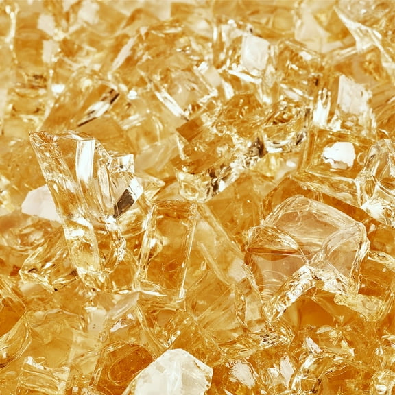 Citron Fire Pit Glass | 1/4", 10 lbs