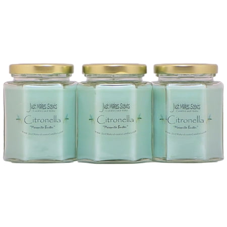 Citronella 3-Pack Candle -Just Makes Scents Candles & Gifts