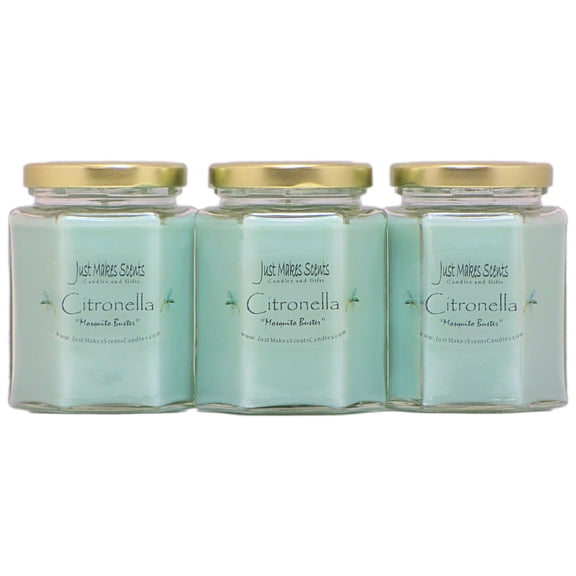 Citronella 3-Pack Candle -Just Makes Scents Candles & Gifts